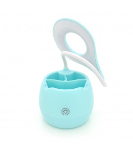 Гибкая настольная лампа-органайзер SST-813, 3 режима, 4,2V 300mAh. microUSB, 3 часа работы, 42см, 200гр, BLUE, Box