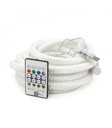 Світлодіодна стрічка Лускатий Neon RGB 5 метрів, живлення від USB