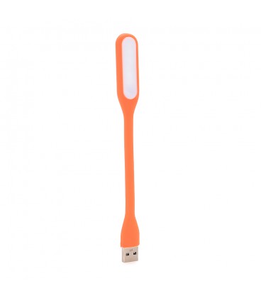 Ліхтарик гнучкий LED USB, Orange, OEM