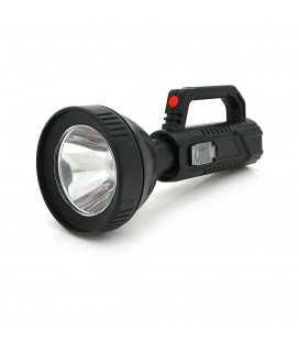 Ліхтар пошуковий POWERMASTER HY-788, 1LED T6, 10W, 3 режими, 2400mah, Black, IP40, USB кабель, 220х95х95мм, BOX