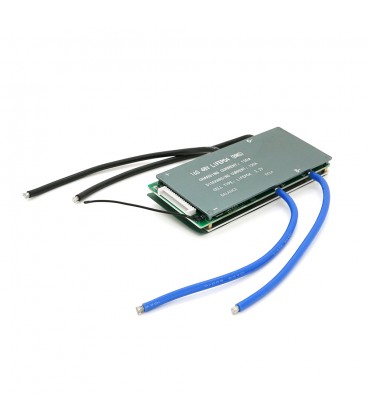 BMS плата Leiba LiFePo4 48V 16S 120A, алюминиевый радиатор