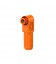 Силовой разъем для АКБ SRDB-100 (папа), угловой, 100А, 1500V, IP67, Orange