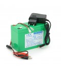 Аккумуляторная батарея литиевая QiSuo 12V 12A с элементами Li-ion 18650 (150X64,5X97,7) + зарядное устройство 12,6V/1A + крокоди