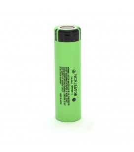 Акумулятор 18650 Li-Ion Panasonic NCR18650B, 3400mAh, 6.8A, 4.2 / 3.6 / 2.5V, GREEN (FLAT TOP), OEM