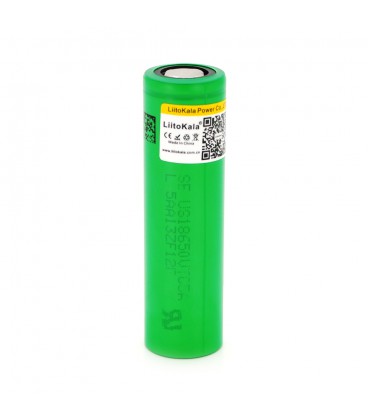 Акумулятор 18650 Li-Ion LiitoKala Lii-VTC5, 2600mah （2450-2650mah), 3.7V (2.75-4.2V), Green, PVC