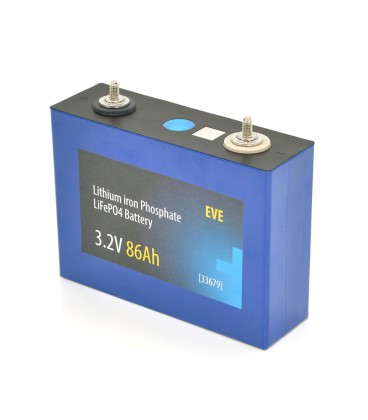 Ячейка EVE 3.2V 86AH для сборки LiFePo4 аккумулятора, (158х48х115(134)) мм Q5