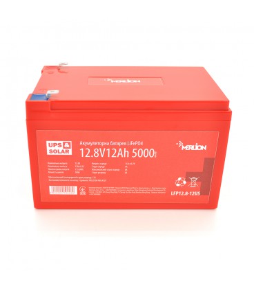 Литий-железо-фосфатный аккумулятор Merlion LiFePO4 12.8V 12AH (4S2P/BMS-15A), (151x98x95), 2,5kg for UPS, до 5000 циклов, Q12
