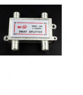 Спліттер по коаксіальному кабелю 1x3