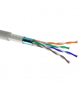 Кабель Одескабель КПВонг-HFЕО-ВП (200) 4 * 2 * 0,51 (SF/UTP-cat.5E LSOH), CU, екран., для внутр. робіт, 305м.