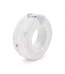 Кабель сигнальний Одескабель W 2х0,22 CU, екран., бухта 100м. оболочка ПВХ колiр бiлий