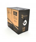 Кабель КНП UTP (4 * 2 * 0.5) 4p 24 AWG, Ritar, (CCA), ізоляція ПЕ, для зовн. робіт, 305м, Black, Corton BOX (350x350x430) Q2