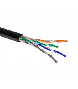 Кабель Одескабель КПП-ВП (100) 4 * 2 * 0,51 (U/UTP-cat.5E), СU, ізоляція ПЕ, для зовн. робіт, 500 м.