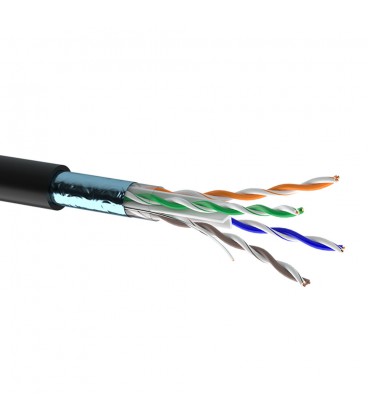 Кабель Одескабель КППЕ-ВП (250) 4 * 2 * 0,54 (F / UTP-cat.6), CU, ізоляція ПЕ, екран. для зовнішніх робіт, 305 м.