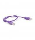 Патч-корд литий RITAR, UTP, RJ45, Cat.5e, 0,25m, фіолетовий, Cu (мідь)