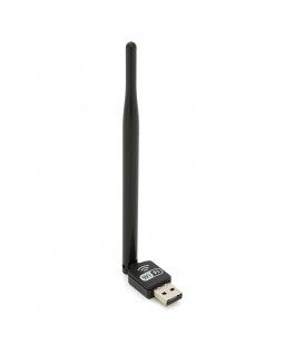 Беспроводной сетевой адаптер с антенной 10см Wi-Fi-USB LV-UW10 -5DB MTK7601, 802.11bgn, 150MB, 2.4 GHz, WIN7/XP/Vista/2K/MAC/LIN