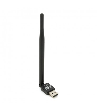 Бездротовий мережевий адаптер з антеною 10см Wi-Fi-USB LV-UW10-5DB MTK7601, 802.11bgn,150MB, 2.4GHz,WIN7/XP/Vista/ 2K/ MAC/LINUX