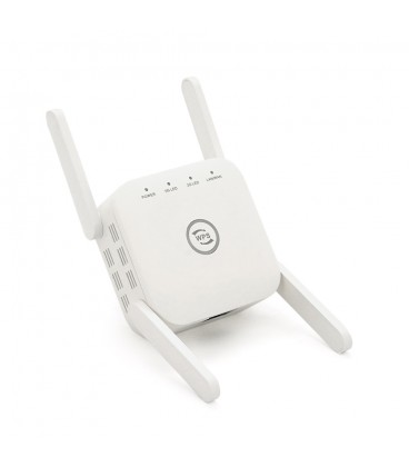 Підсилювач WiFi сигналу з 4-ма вбудованими антенами LV-AC24, живлення 220V, 4X300Mbps, IEEE 802.11b/g/n/ac, 2.4-5GHz, MTK7628KN,