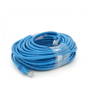 Патч-корд литий RITAR, UTP, RJ45, Cat.6, 15m, синій, Cu (мідь)