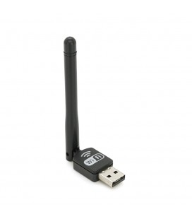 Бездротовий мережевий адаптер з антеною 10см Wi-Fi-USB LV-UW11 -2DB 7601, 802.11bgn, 150MB, 2.4 GHz, WIN7 / XP / Vista / 2K / MA