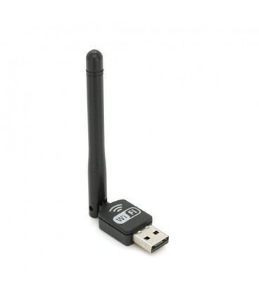 Бездротовий мережевий адаптер з антеною 10см Wi-Fi-USB LV-UW11 -2DB 7601, 802.11bgn, 150MB, 2.4 GHz, WIN7 / XP / Vista / 2K / MA