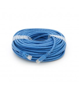 Патч-корд литий RITAR, UTP, RJ45, Cat.6, 30м, синій, Cu (мідь)
