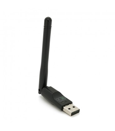 Бездротовий мережевий адаптер з антеною 10см Wi-Fi-USB LV / CL-UW07BT - 8723DU, 802.11bgn, 150MB, 2.4 GHz, WIN7 / XP / Vista / 2