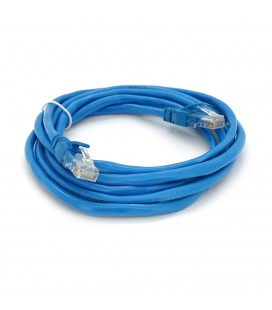 Патч-корд литой RITAR, UTP, RJ45, Cat.6, 2m, синий, Cu (медь)