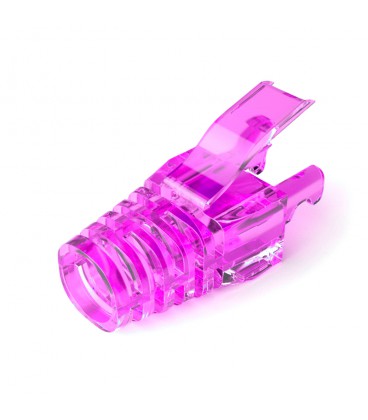 Колпачок изолирующий PiPo RJ-45 Cat.5/Cat.6 (100 шт/уп.), Transparent-purple