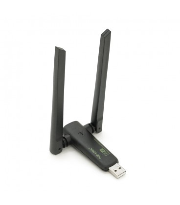 Беспроводной сетевой адаптер Wi-Fi-USB LV-UAC23D, RTL8811CU, с двойной антенной, 802.11 a/с, 600Mbps, Box