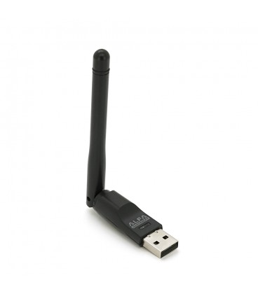Бездротовий мережевий адаптер з антеною 10см Wi-Fi-USB LV-UW07, RT7601, 802.11bgn, 300MB, 2.4 GHz, WIN7 / XP / Vista / 2K / MAC 