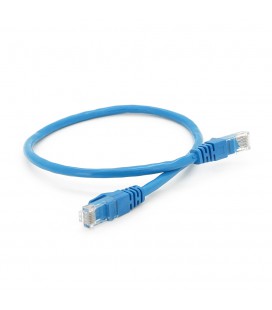 Патч-корд литий RITAR, UTP, RJ45, Cat.6, 0.5m, синій, Cu (мідь)