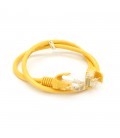 Патч-корд литий RITAR, UTP, RJ45, Cat.5e, 0,3m, жовтий, Cu (мідь)