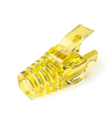 Ковпачок ізолюючий PiPo RJ-45 Cat.5/Cat.6 (100 шт/уп.), Transparent-yellow