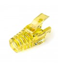 Ковпачок ізолюючий PiPo RJ-45 Cat.5/Cat.6 (100 шт/уп.), Transparent-yellow