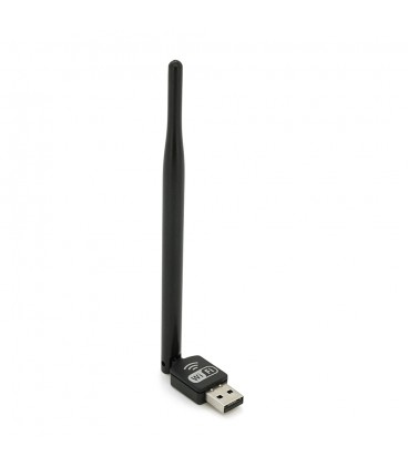 Беспроводной сетевой адаптер с антенной Wi-Fi-USB LV-UW11RK-5DB MTK7601, 150Mbps, 2.4 GHz, Win10/8.1/8/7/XP,Mac OSX 10.7~10.10 a