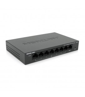 Коммутатор POE Mercury MS08CP с 7 портами POE + 1 порт UP-Link 100Мбит, БП в комплекте, Q18