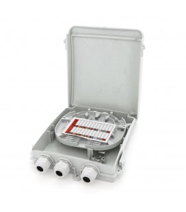 Оптоволоконна сполучна коробка Merlion ML-OP-S312, SC/LC/FC, 8 волокон