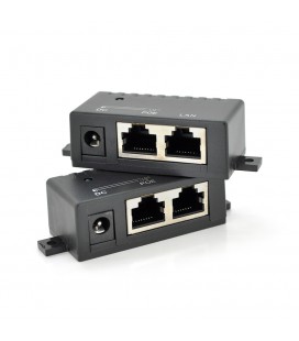 POE інжектор IEEE 802.3af PoE з портом Ethernet 10/100/1000 Мбіт / с