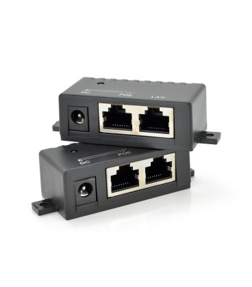 POE інжектор IEEE 802.3af PoE з портом Ethernet 10/100/1000 Мбіт / с