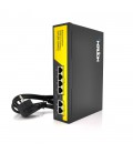 POE комутатор Merlion 4 POE 10/100+2 RJ45 10/100+вбудований блок живлення 52V 1.38A