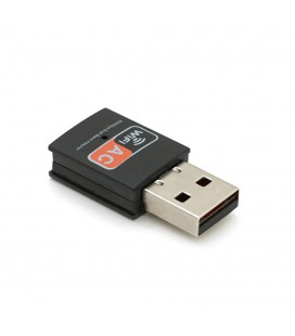 Двухдиапазонный беспроводной сетевой адаптер Wi-Fi-USB Merlion LV-UAC09, RTL8811CU, 802.11bgn, 600MB, 2.4-5 GHz, Blister Q400