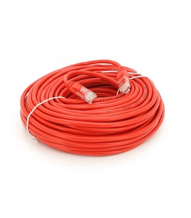 Патч-корд литий RITAR, UTP, RJ45, Cat.5e, 20m, червоний, Cu (мідь)