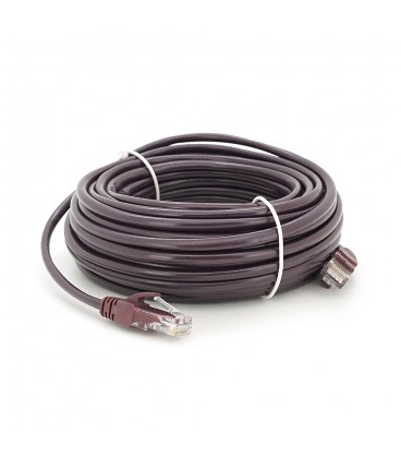 Патч-корд литий RITAR, UTP, RJ45, Cat.5e, 15m, фіолетовий, Cu (мідь)