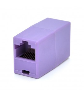 Соединитель RJ45 8P8C мама/мама RJ45 для соединения кабеля, фиолетовый, Q100