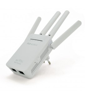 Підсилювач WiFi сигналу з 4-ма вбудованими антенами LV-WR09, живлення 220V, 300Mbps, IEEE 802.11g / n, 2.4-2.4835GHz, BOX