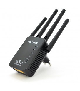 Підсилювач WiFi сигналу з 4-ма вбудованими антенами LV-WR16, живлення 220V, 300Mbps, IEEE 802.11b/g/n, 2.4-2.4835GHz, BOX