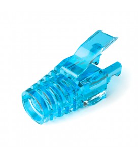Ковпачок ізолюючий PiPo RJ-45 Cat.5/Cat.6 (100 шт/уп.), Transparent-blue