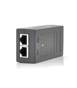 POE инжектор 48V 0.5A (24Вт) с портами Ethernet 10/100Мбит/с, без кабеля питания