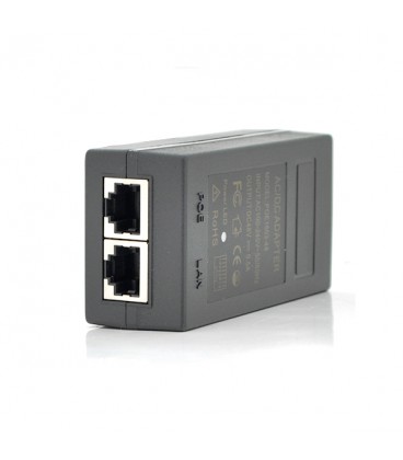 POE інжектор 48V 0.5A (24Вт) з портами Ethernet 10/100Мбіт/с, без кабелю живлення