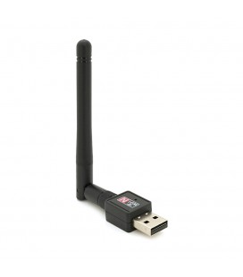 Бездротовий мережний адаптер з антеною 2DBI Wi-Fi-USB Merlion CL-UW04, RT7601, 802.11bgn, 150MB, 2.4 GHz, WIN7/XP/Vista/2K/MAC/L